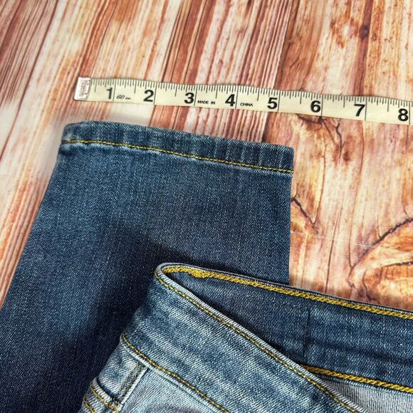 Judy Blue RELAXED FIT Size 9/29 Mid Rise Skinny Ankle Jeans Denim Pants 28x27 - Picture 7 of 11